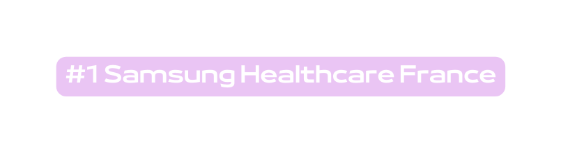 1 Samsung Healthcare France
