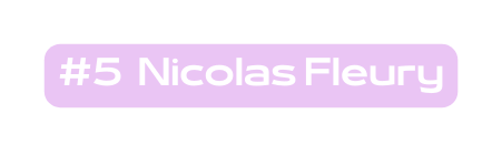 5 Nicolas Fleury