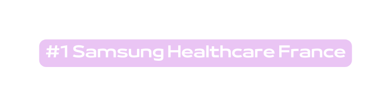 1 Samsung Healthcare France